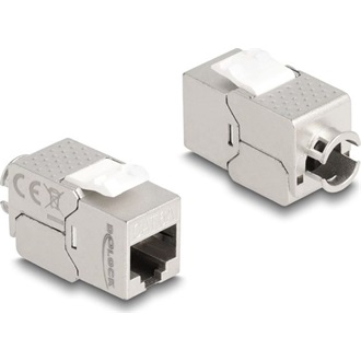 Delock Keystone Modul RJ45 anya - LSA Cat.6A Slim fokos eszköz nélkül szerelhető