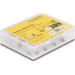 Delock Keystone Modul RJ45 anya - LSA Cat.6A eszközmentes beépítésű színes 8 db-os szett