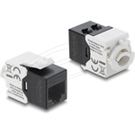Delock Keystone Modul RJ45 anya - LSA Cat.6 UTP lezáró füllel és kábel rögzítő nélkül