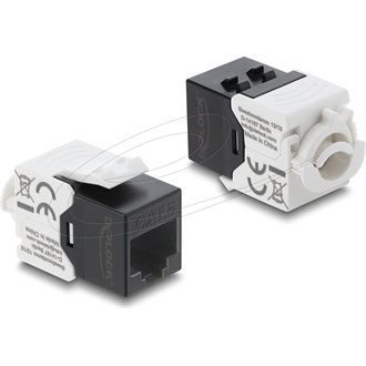 Delock Keystone Modul RJ45 anya - LSA Cat.6 UTP lezáró füllel és kábel rögzítő nélkül