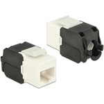 Delock RJ45 CAT6A UTP -> LSA CAT6 F/F keystone modul fehér