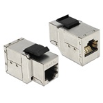 Delock RJ45 - RJ45 F/F keystone modul Cat.6A