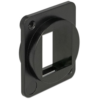 Delock D-type keystone szerelőpanel fekete