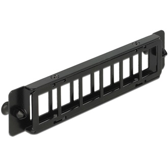 Delock Keystone szerelőpanel 6 portos fekete