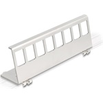 Delock Keystone fém rögzítőelem 8 porton DIN-sínhez