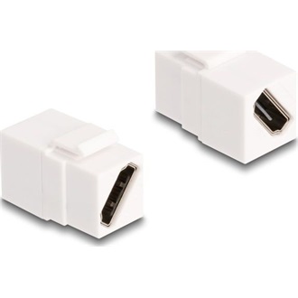Delock HDMI 2.1 F/F keystone modul fehér