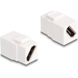 Delock HDMI 2.1 F/F keystone modul fehér