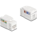 Delock Keystone modul RJ45 aljzat LSA, Cat.6A UTP 90  szerszám nélküli