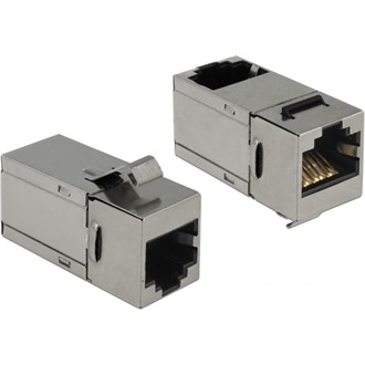 Delock Keystone modul, RJ45-aljzat > RJ45-aljzat, Cat.6 90°