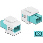 Delock SC Simplex -> SC Simplex F/F keystone modul fehér-kék multi-mode