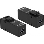 Delock Keystone modul, mini DisplayPort-csatlakozóhüvely > mini DisplayPort-csatlakozóhüvely