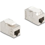 Delock Keystone modul összekötő RJ45 aljzat RJ45 aljzat, Cat.6A árnyékolt