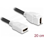Delock HDMI 2.1 F/F keystone modul 0.2m fehér