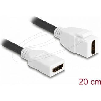 Delock HDMI 2.1 F/F keystone modul 0.2m fehér