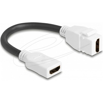 Delock HDMI 2.1 F/F keystone modul 0.2m fehér
