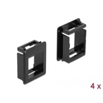 Delock Keystone modultartó tokokhoz (4 db) fekete