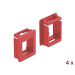Delock Keystone modultartó tokokhoz (4 db) piros