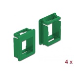 Delock Keystone modultartó tokokhoz (4 db) zöld