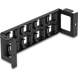 Delock Keystone patch panel 8 felületi porttal, függőleges