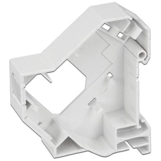 Delock keystone DIN-sín panel fehér rögzítő 180°