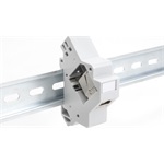 Delock Keystone tartó DIN sínhez alappal szürke