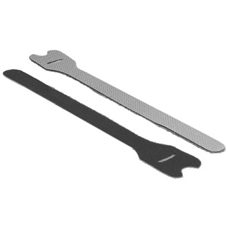 Delock Klett-Kabelbinder L 240 mm x B 13 mm 10 Stück schwarz