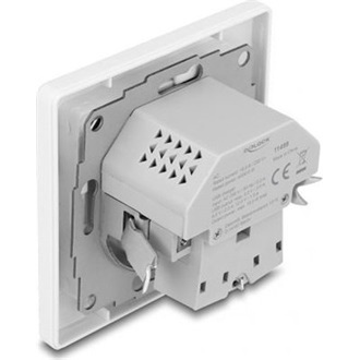 Delock Konnektor két USB töltő csatlakozóval, 1 db. A-típusú USB és 1 db. USB Type-C  PD 3.0-val, 18 W