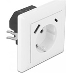 Delock Konnektor két USB töltő csatlakozóval 3,4 A, 1 db. A-típusú USB és 1 db. USB Type-C