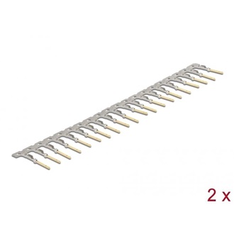 Delock Krimpelő csatlakozók D-Sub HD krimp apához 40 db.