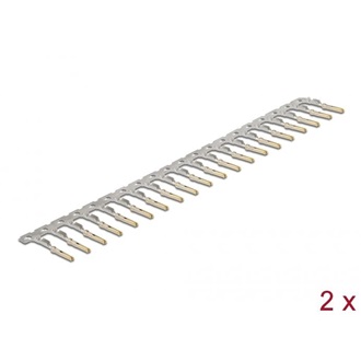 Delock Krimpelő csatlakozók D-Sub HD krimp hüvely 40 db.