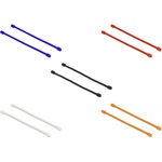 Delock Különböző színű rugalmas kábelkötöző Hx 80 x Sz 4 mm 10 db.