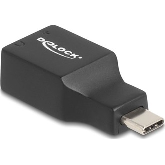 Delock Külső USB Type-C  hangkártya 2 x 3,5 mm-es sztereo jack Plug & Play audio adapterrel személyi számítógépekhez, la