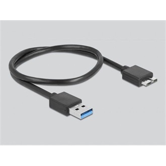 Delock Külső ház 2.5  SATA HDD / SSD-hez SuperSpeed USB Micro-B típusú hüvely - eszközmentes
