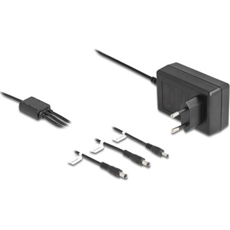 Delock Külső tápegység DC 3,5 x 1,35 mm, DC 5,5 x 2,1 mm, DC 5,5 x 2,5 mm 12,0 V / 3,0 A / 36,0 W