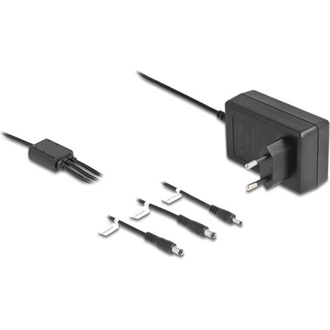 Delock Külső tápegység DC 3,5 x 1,35 mm, DC 5,5 x 2,1 mm, DC 5,5 x 2,5 mm 12,0 V / 3,0 A / 36,0 W