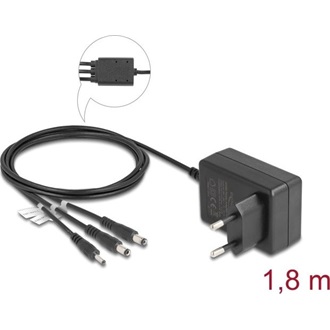 Delock Külső tápegység DC 3,5 x 1,35 mm, DC 5,5 x 2,1 mm, DC 5,5 x 2,5 mm 5,0 V / 2,0 A / 10,0 W