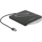 Delock Külso váz 9,5 / 12,7 mm magasságú, 5.25? Slot-in Slim SATA meghajtókhoz USB A-típusú apa csat