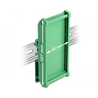 Delock Laprögzítő (107 mm) 5 cm hosszú DIN Rail-ekhez