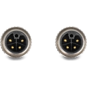 Delock M12 kábel L-kódolt 5 tűs apa - anya PUR húzóláncokhoz alkalmas 2 m szürke