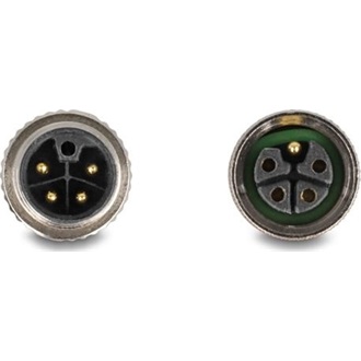 Delock M12 kábel L-kódolt 5 tűs egyenes apa   jobbra hajlított anya PUR húzóláncokhoz alkalmas 2 m szürke