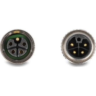 Delock M12 kábel L-kódolt 5 tűs jobbra hajlított apa   egyenes anya PUR húzóláncokhoz alkalmas 3 m szürke