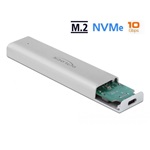 Delock M.2 2280 PCIe NVMe USB3.2 Gen 2×1 C külső ház szürke
