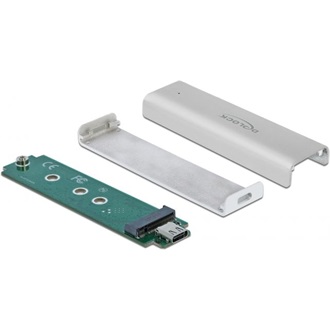 Delock M.2 2280 PCIe NVMe USB3.2 Gen 2×1 C külső ház szürke