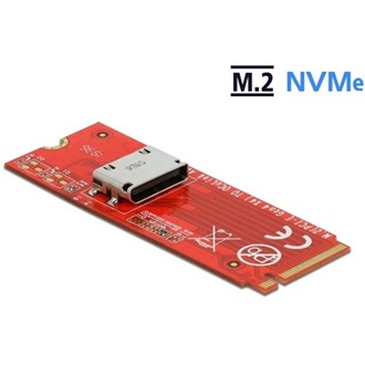 Delock M.2 M -> OCuLink SFF-8612 M/F adapter