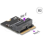 Delock M.2 kulcs E apa - M.2 kulcs E csatlakozó 90 -ban hajlított adapter