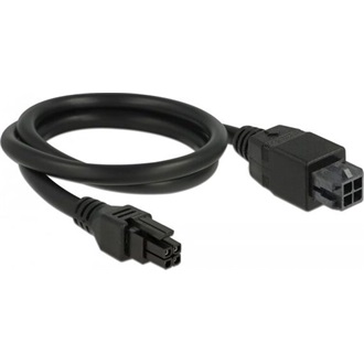 Delock Micro Fit 3.0 4 tűs bővítőkábel csatlakozódugóval > csatlakozóhüvellyel 50 cm