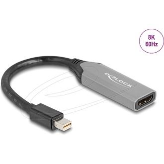 Delock Mini DisplayPort HDMI adapterhez 8K HDR-rel