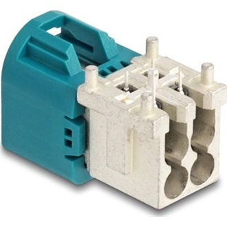 Delock Mini FAKRA Z A-típusú quad lefelé hajlított apa PCB