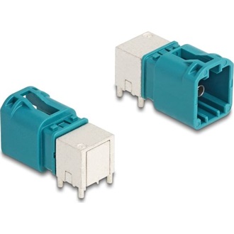 Delock Mini FAKRA Z B-típusú quad hajlított apa PCB