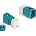 Delock Mini FAKRA Z B-típusú quad hajlított apa PCB